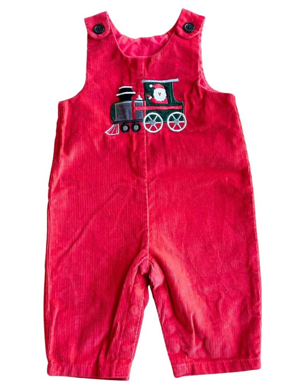 Entire Closet $5! Nursery Rhyme 100% Cotton Red Corduroy Santa Claus Christmas